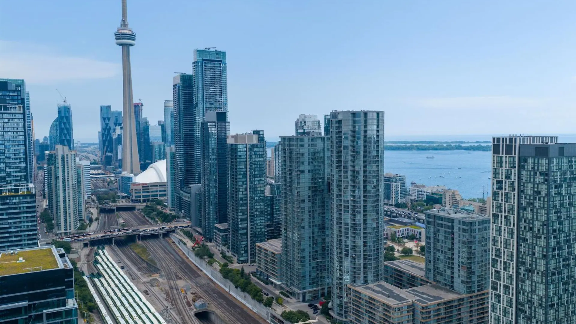 Sky Living Awesome Lake And City View Toronto 0*,